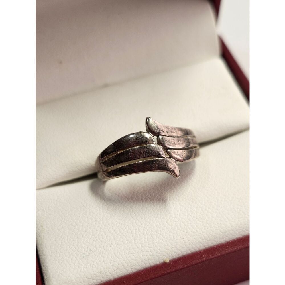 Sterling Silver Modernist Ring Size 7